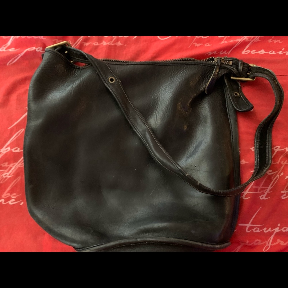 Coach Large Duffel (Vintage) Black Bag (very rare find)